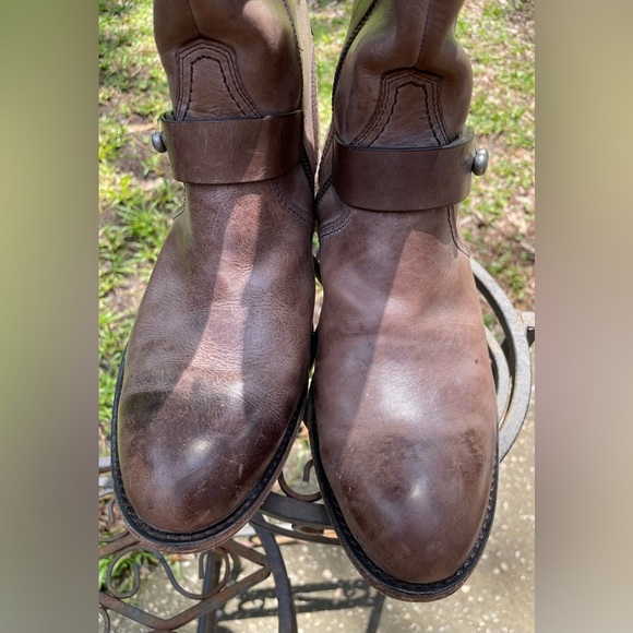 Spirit by Lucchese Boots Women’s US 10 Brown Leather Riding Western Cowboy - Picture 9 of 16